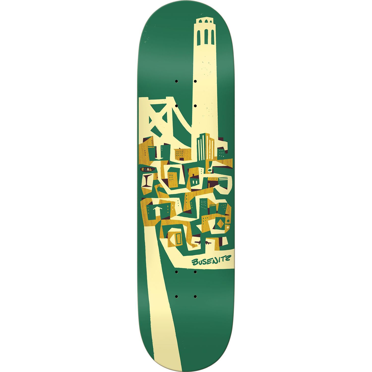 Real Skateboards Busenitz Barneclo True Fit Deck - 8.5