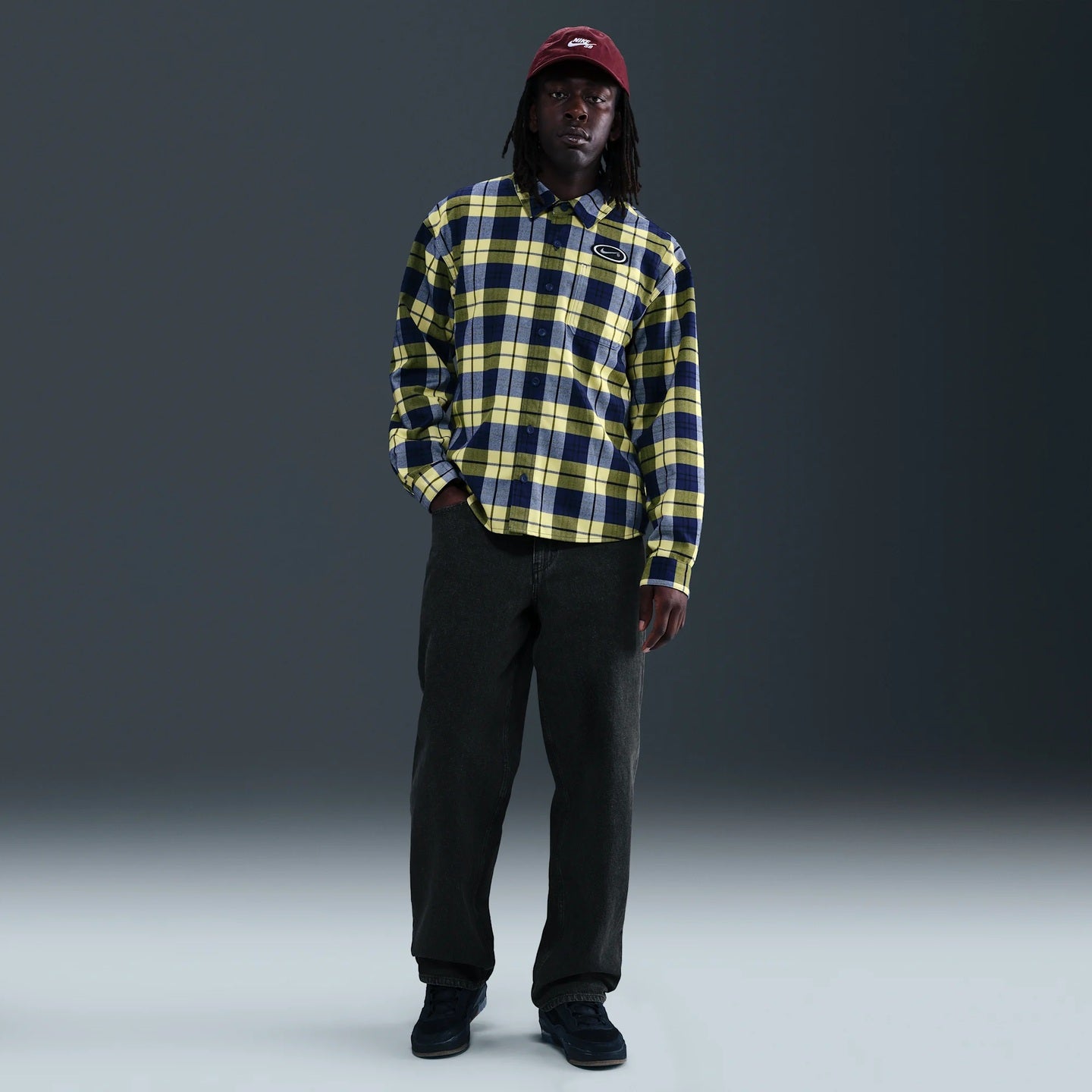 Nike SB Koston Loose Denim Pants - (Black)