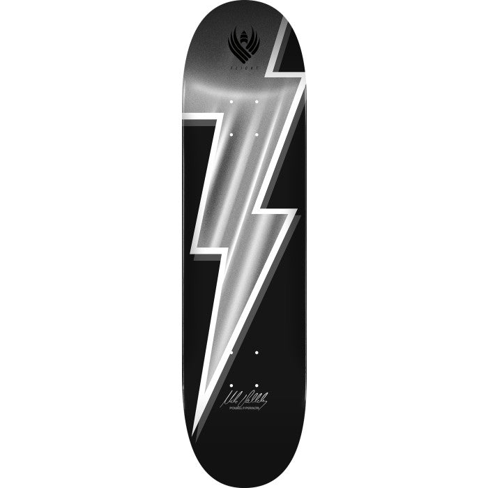 Powell Peralta Mike Vallely Lightning Bolt Flight Deck Silver Foil - (8.75)