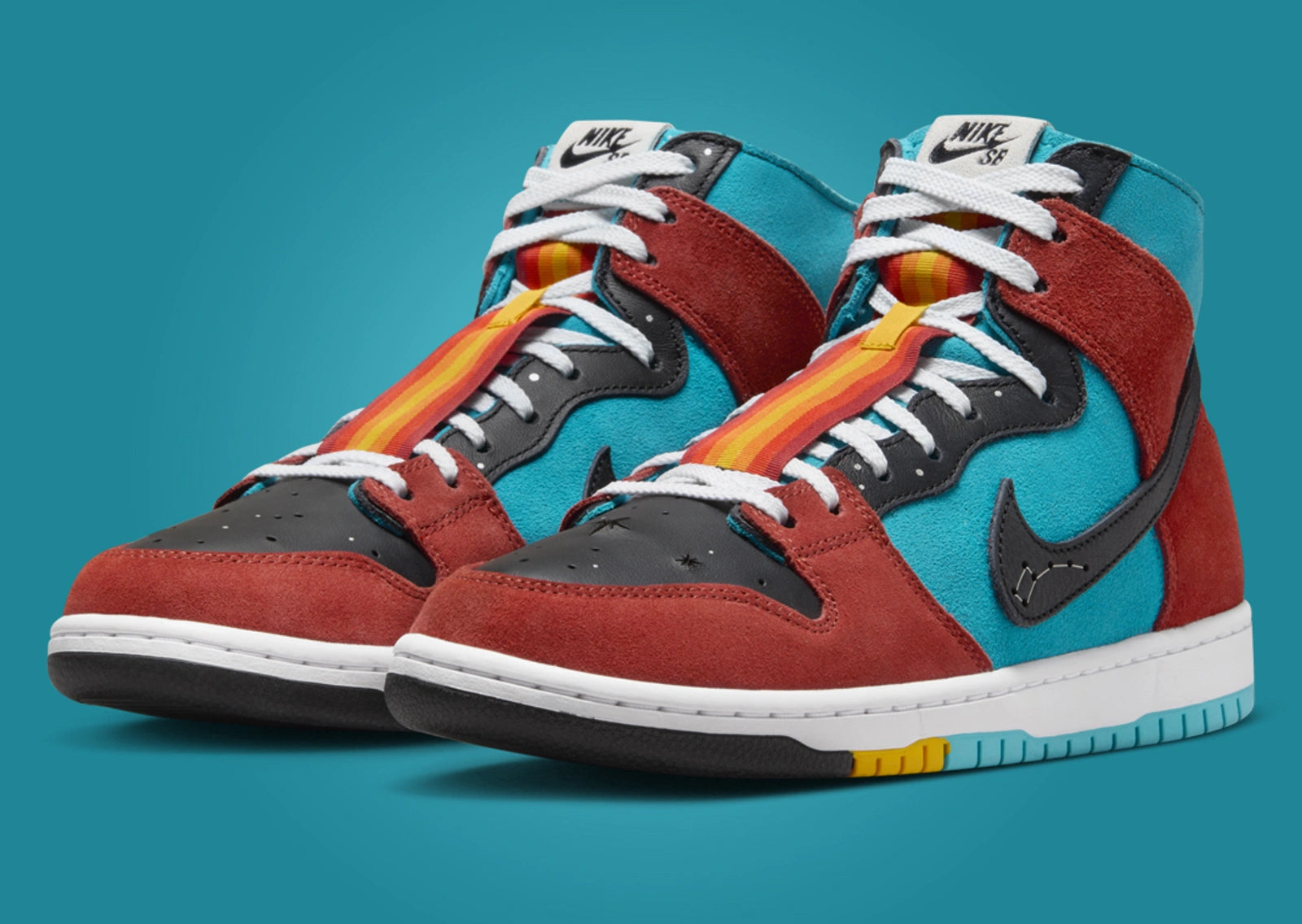 Nike Sb Dunk High Di’oor Greenwood Navajo Arts