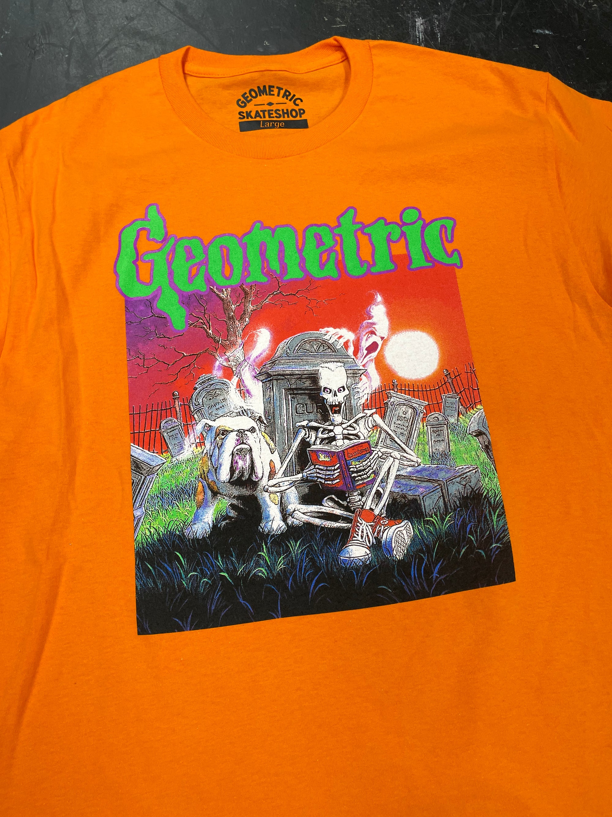 Geometric Chima Halloween Tee - Orange