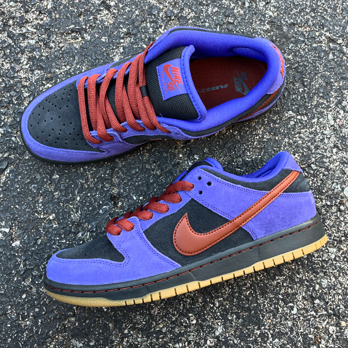 NIKE SB DUNK LOW PERSIAN VIOLET/CINNAMON