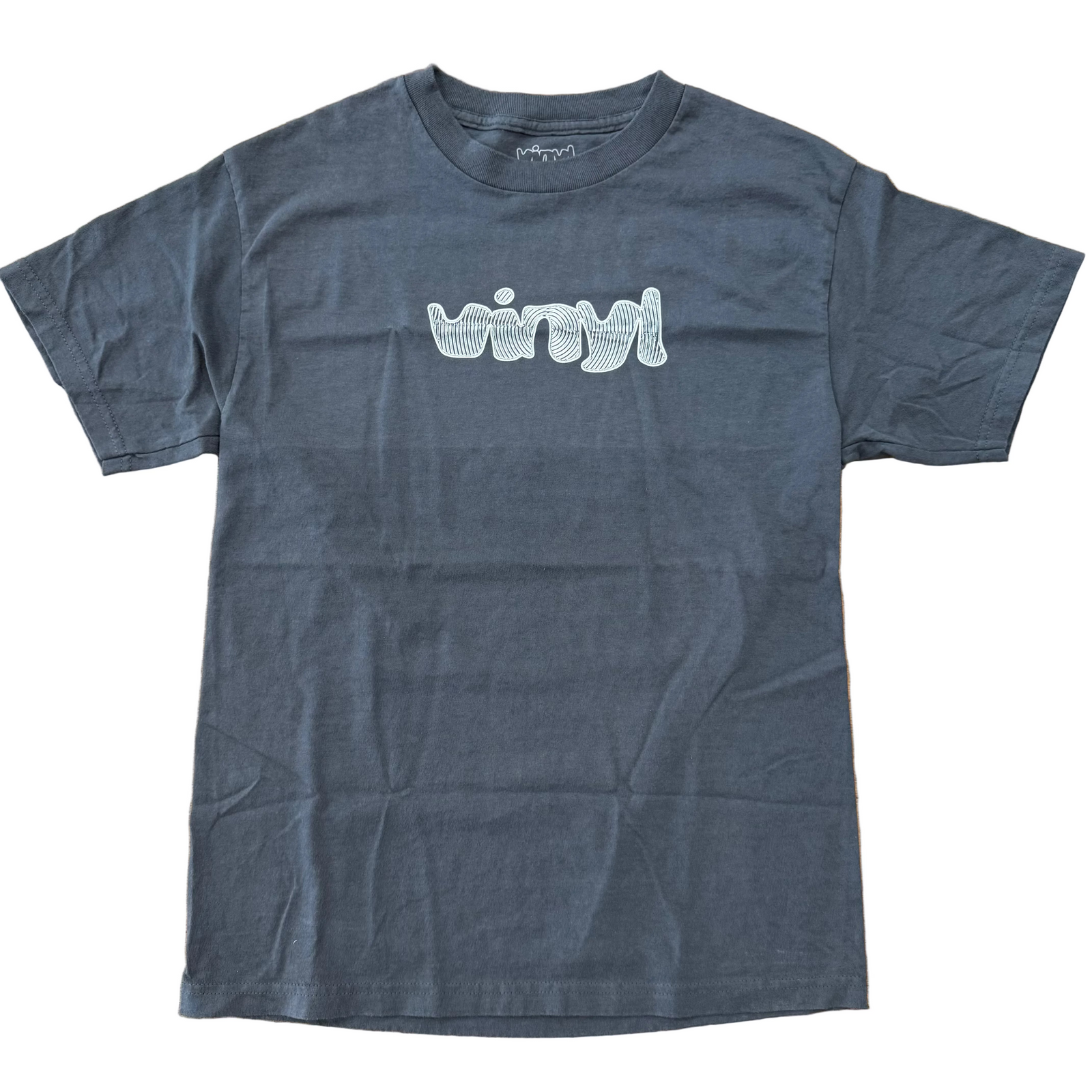 VINYL "SPIRAL LOGO" CHARCOAL GREY TEE