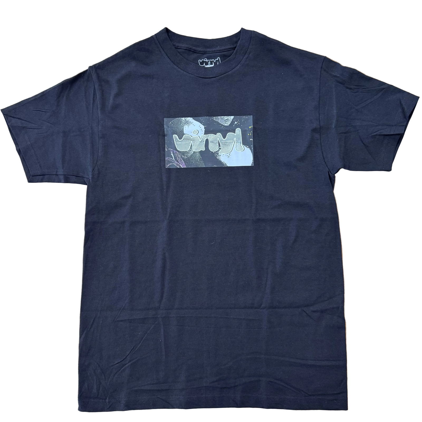 VINYL "BUBBLE" BLK TEE