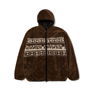 HUF X Bronze56k High Pile Fleece - (Brown)