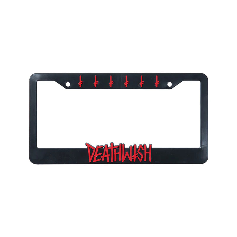 Deathwish Deathspray License Plate Cover - Black