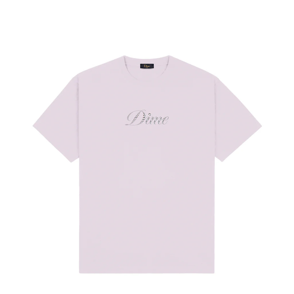 Dime Icy cursive T-Shirt - (Dusty Pink)