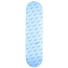 April Ronnie Chrome Script Deck - 8.5