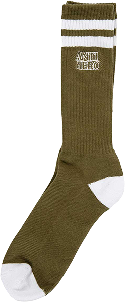 Anti Hero Blackhero Socks - Olive