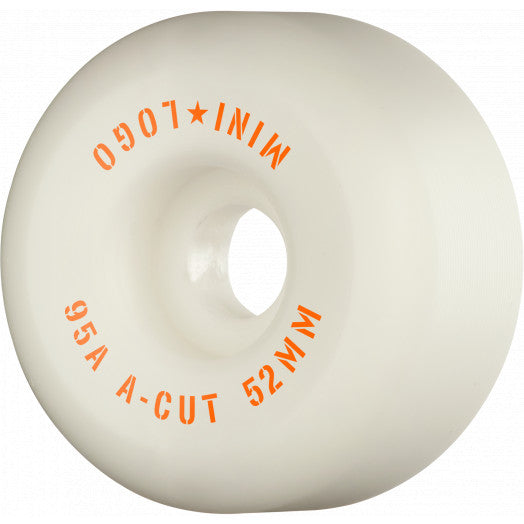 Mini Logo A-Cut 101A -52mm (White)